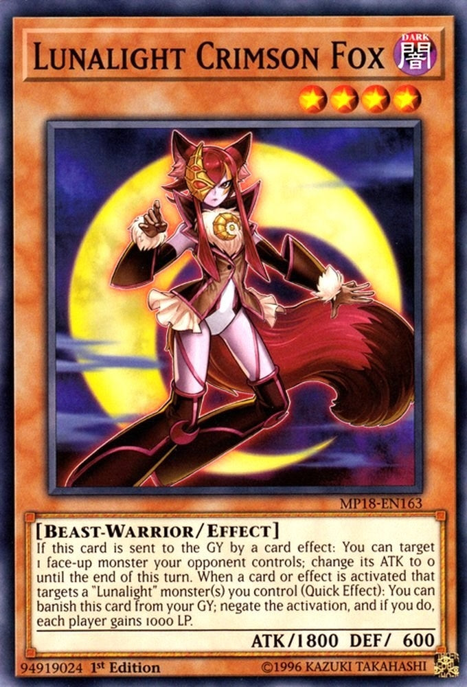 Lunalight Crimson Fox (MP18-EN163) [MP18]