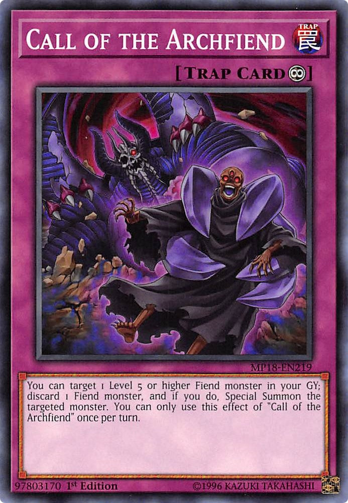 Call of the Archfiend (MP18-EN219) [MP18]