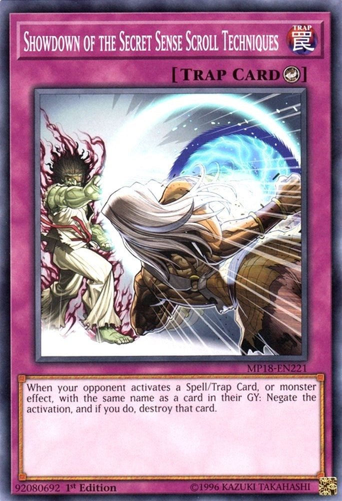 Showdown of the Secret Sense Scroll Techniques (MP18-EN221) [MP18]