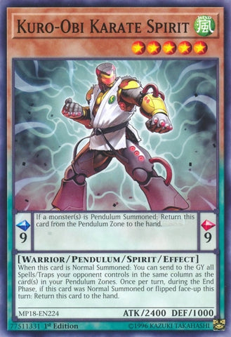 Kuro Obi Karate Spirit (MP18-EN224) [MP18]