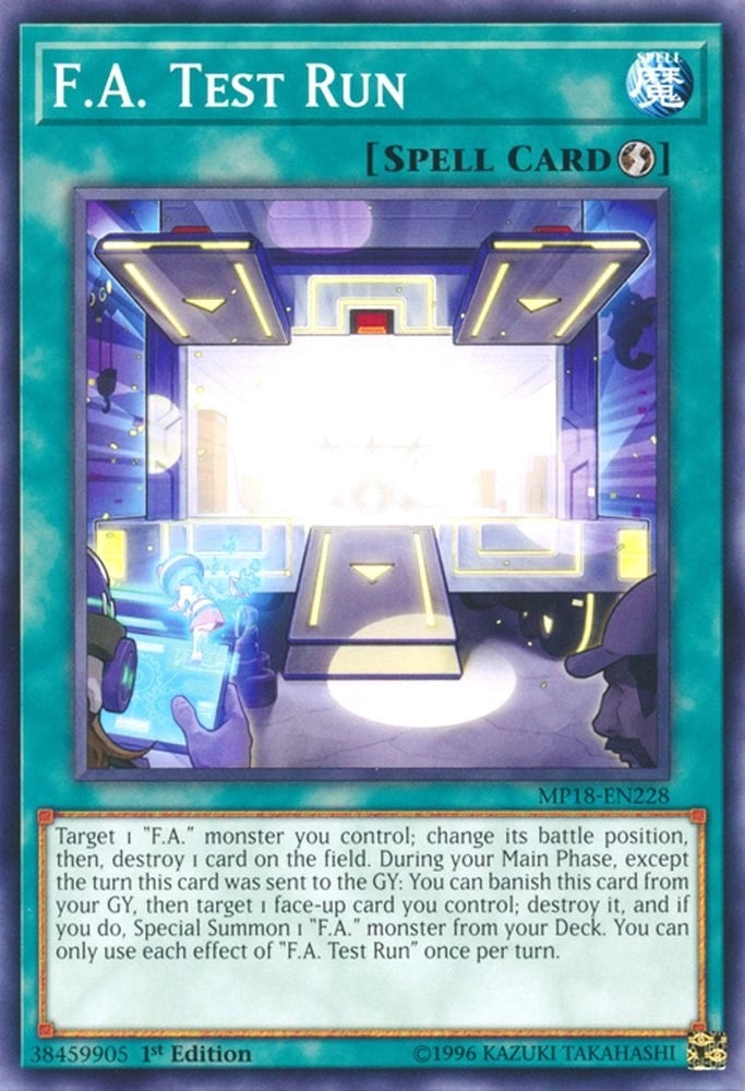 FA Test Run (MP18-EN228) [MP18]
