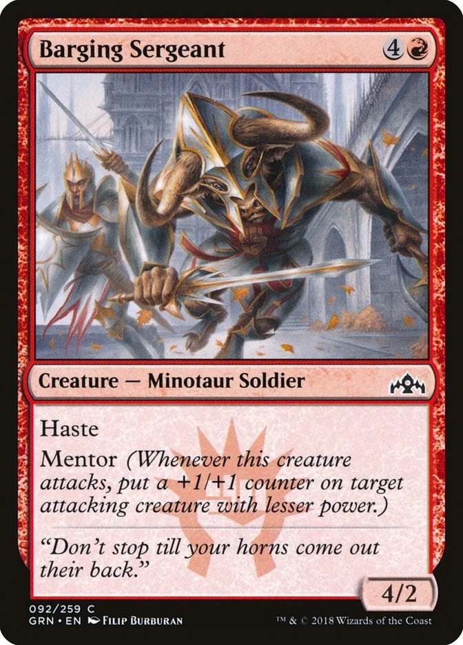 Barging Sergeant (92) [GRN]