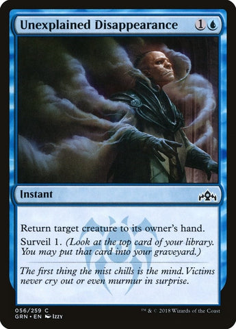 Unexplained Disappearance (56) [GRN]