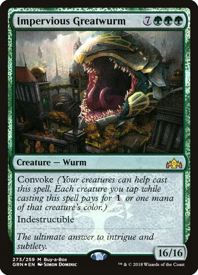 Impervious Greatwurm (273) [BABP]