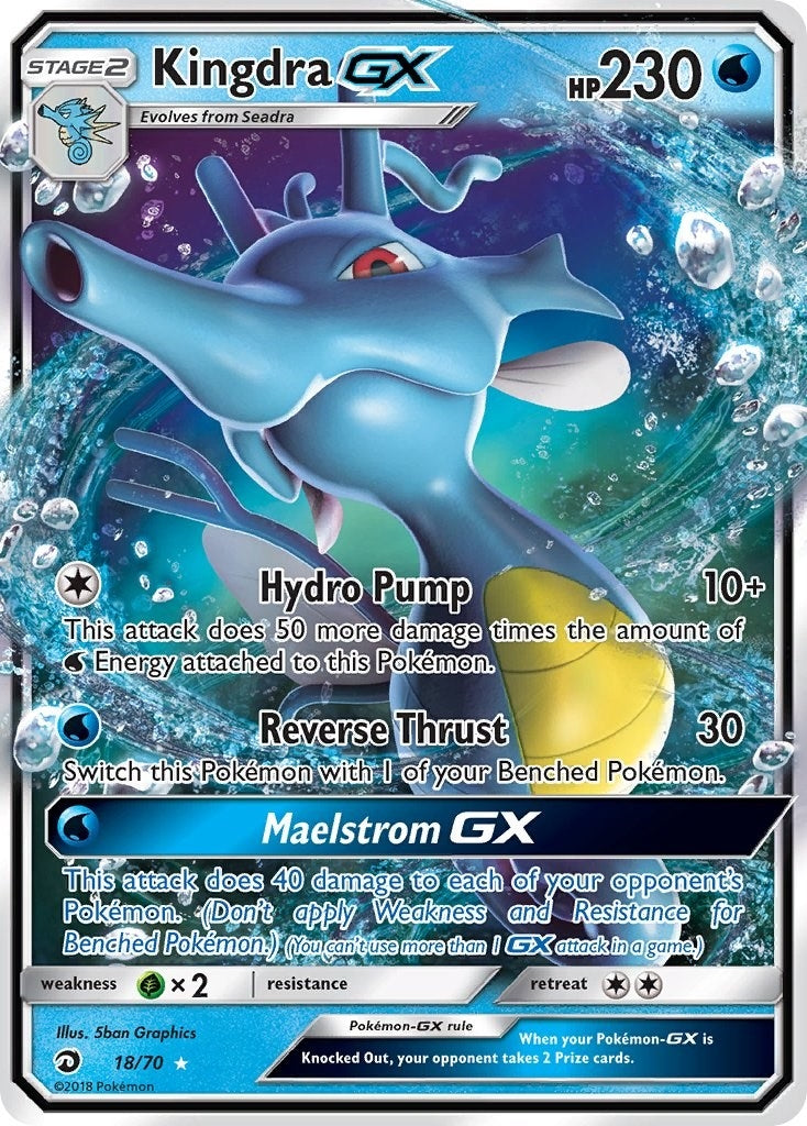 Kingdra GX (18/70) (Dragon Majesty)
