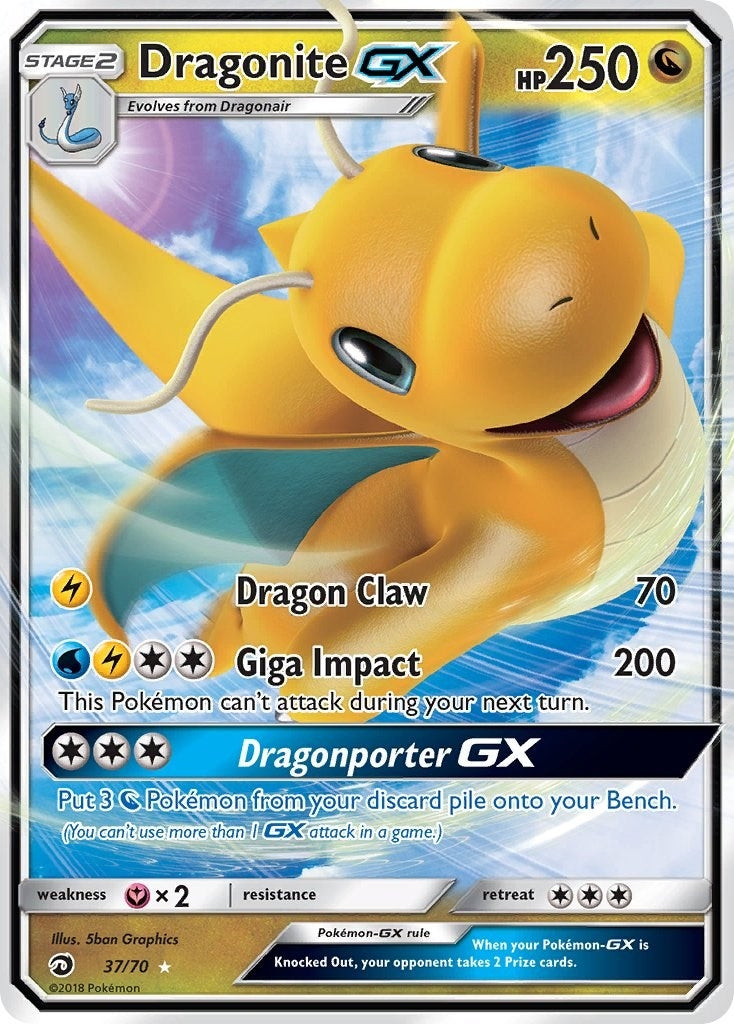 Dragonite GX (37/70) [DRM]