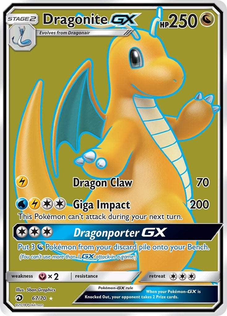 Dragonite GX Full Art (67/70) [DRM]