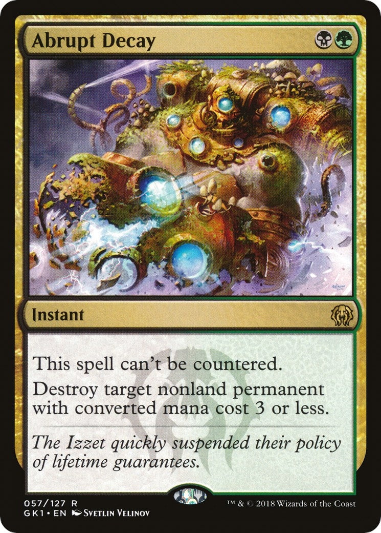 Abrupt Decay (57) [GR1]