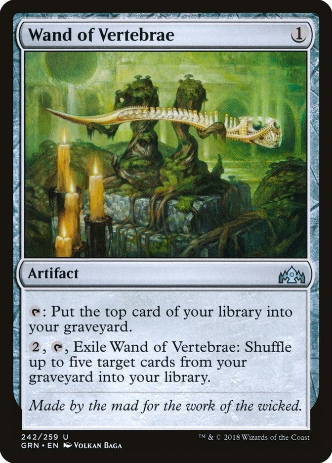 Wand of Vertebrae (242) [GRN]