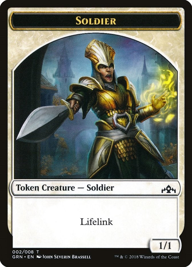 Soldier Token (2) [GRN]