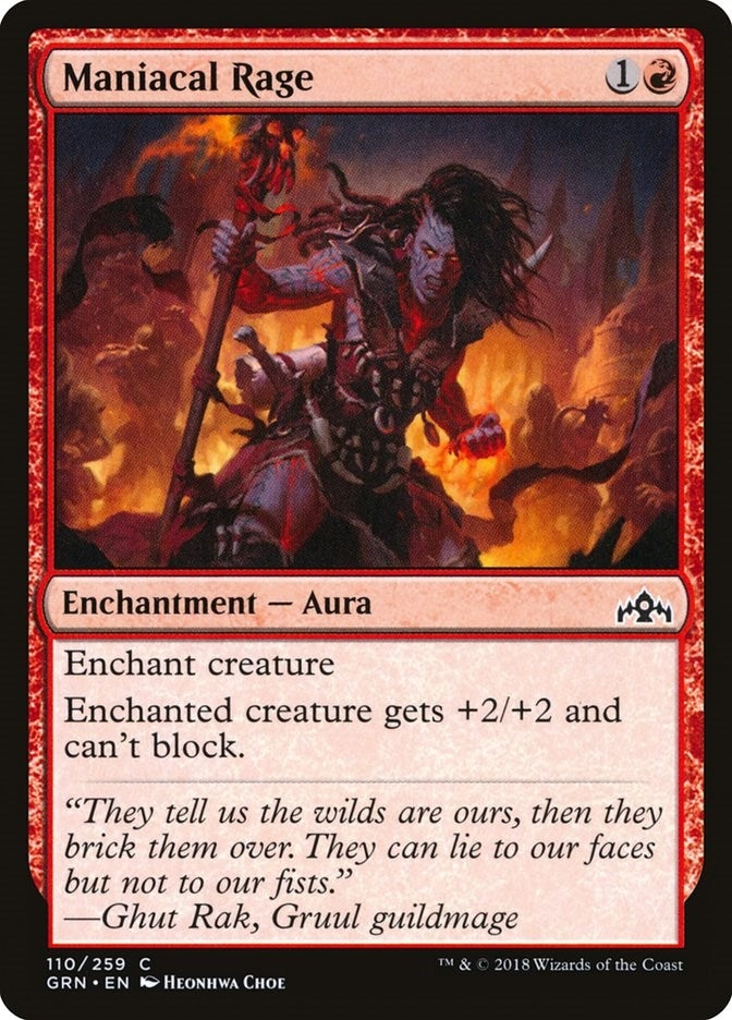 Maniacal Rage (110) [GRN]