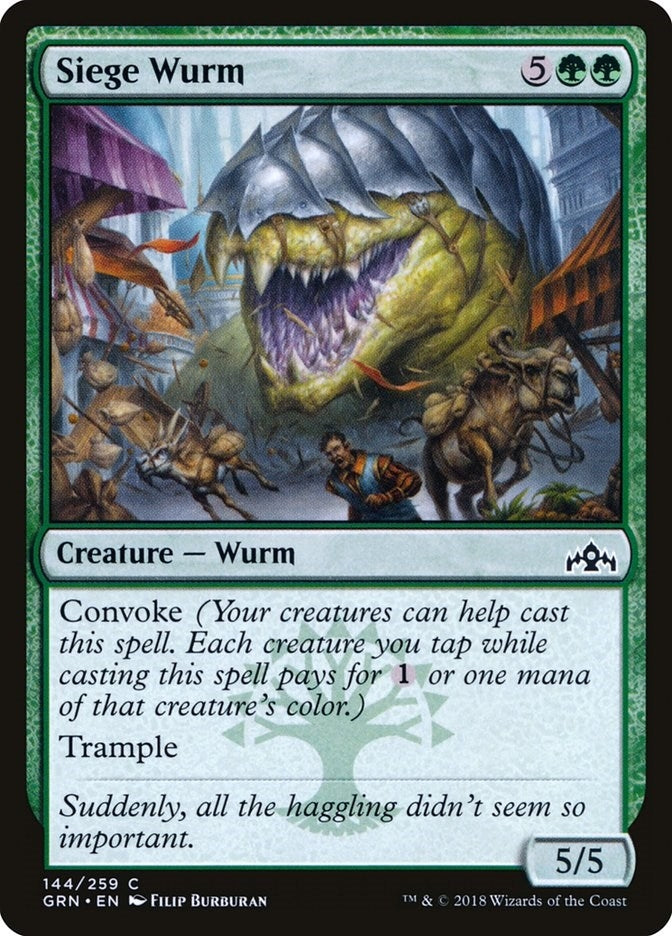 Siege Wurm (144) [GRN]
