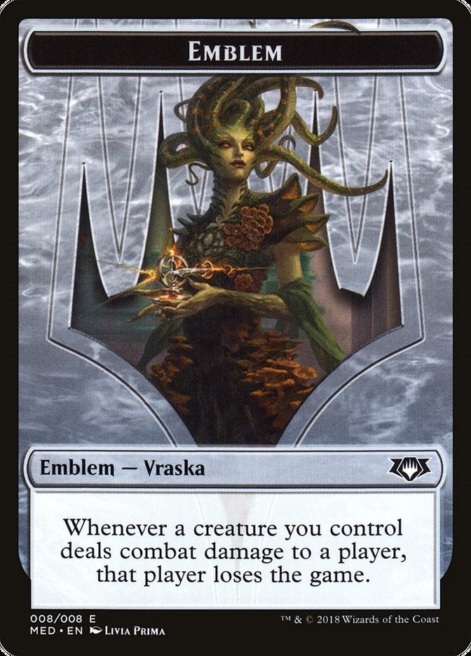 Emblem Vraska Golgari Queen (8) [MED]