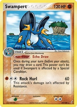 Swampert 27 100 EX Crystal Guardians (027/100) [PR]