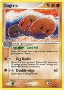 Dugtrio 5 100 EX Crystal Guardians (005/100) [PR]