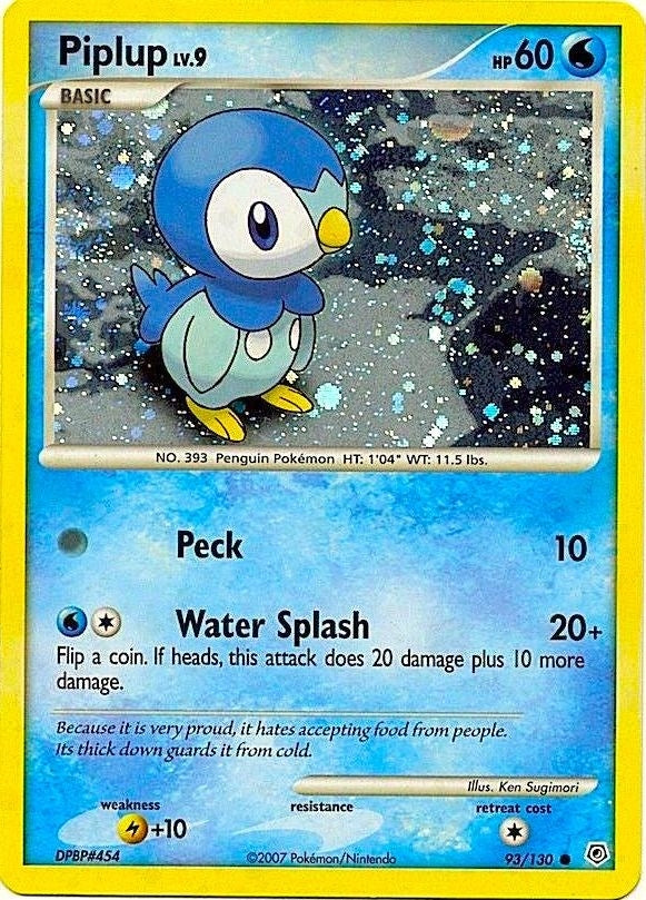 Piplup 93 130 Cosmos Holo (093/130) [MCAP]