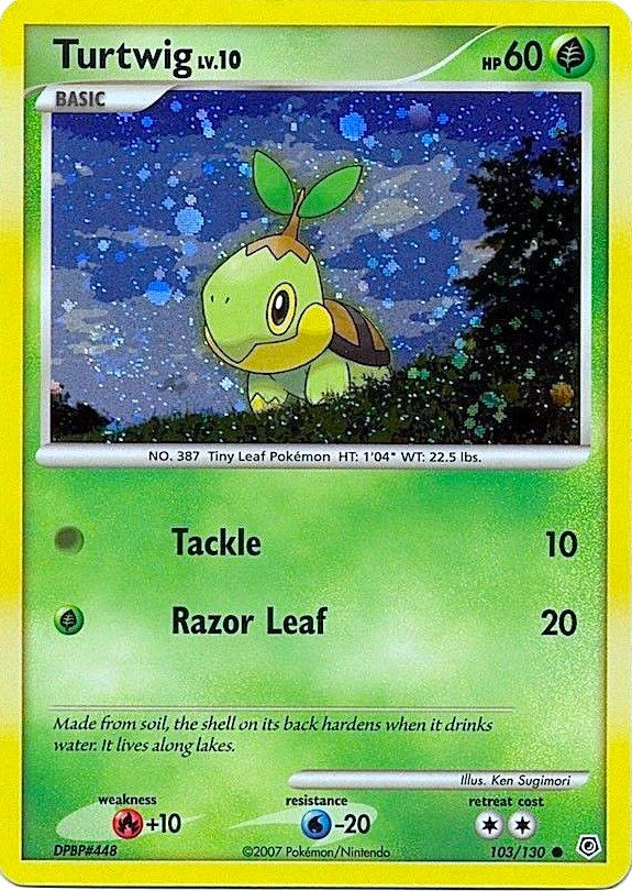 Turtwig 103 130 Cosmos Holofoil (103/130) [PR]