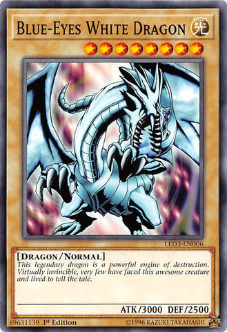 Blue Eyes White Dragon (LED3-EN006) [LED3]