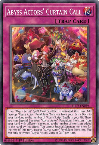 Abyss Actors Curtain Call (LED3-EN049) [LED3]