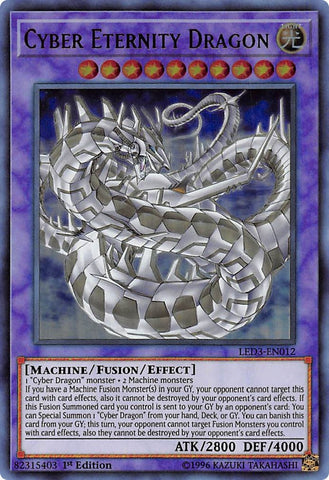 Cyber Eternity Dragon (LED3-EN012) [LED3]