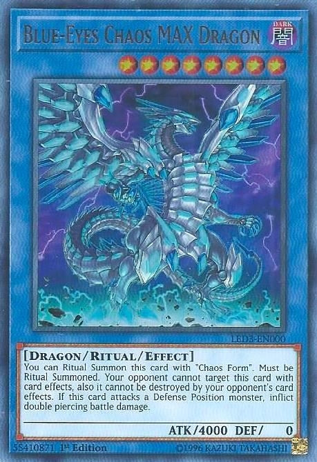 Blue Eyes Chaos MAX Dragon (LED3-EN000) [LED3]