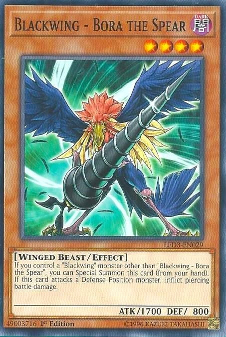 Blackwing Bora the Spear (LED3-EN029) [LED3]