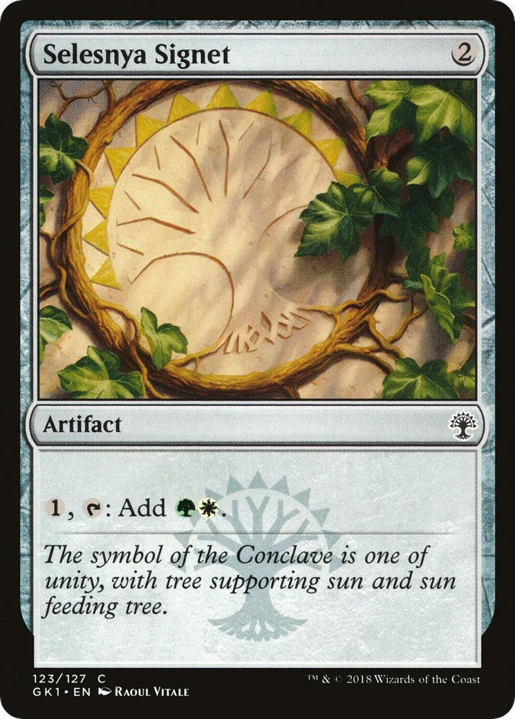Selesnya Signet [Guilds of Ravnica Guild Kit]