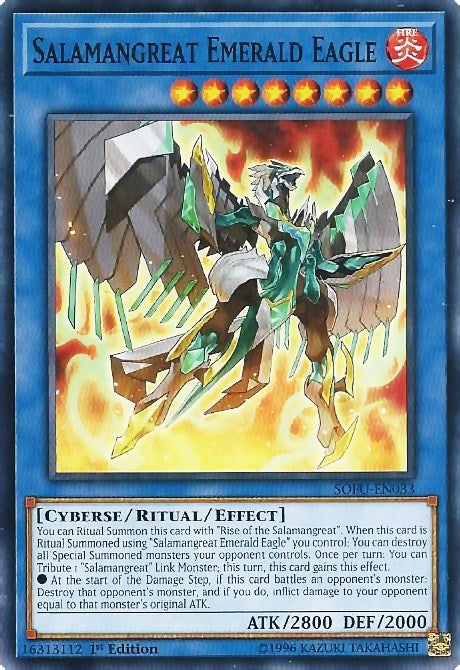 Salamangreat Emerald Eagle (SOFU-EN033) [SOFU]
