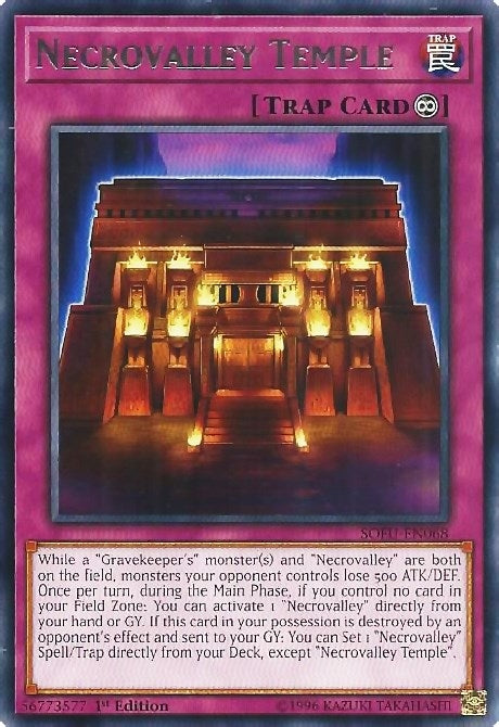 Necrovalley Temple (SOFU-EN068) [SOFU]
