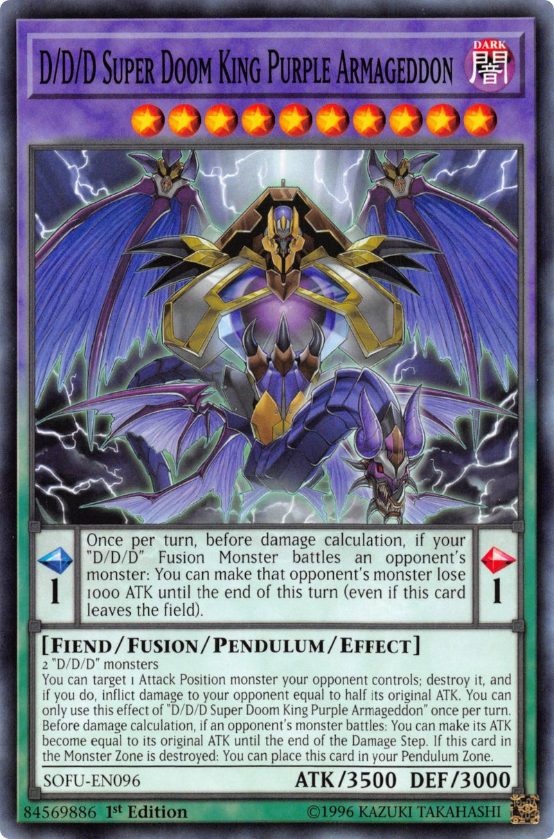 D D D Super Doom King Purple Armageddon (SOFU-EN096) [SOFU]