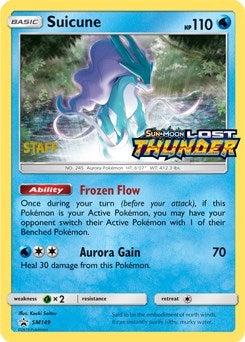 Suicune SM149 Prerelease Staff (SM149) [SMP]