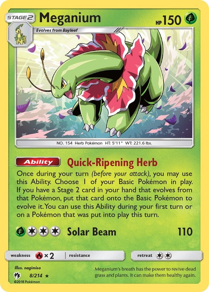 Meganium (8/214) [SM8]