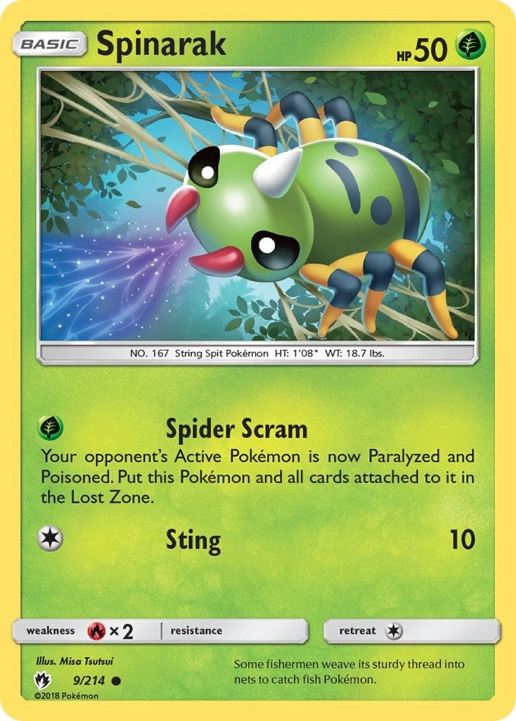 Spinarak (9/214) [SM8]