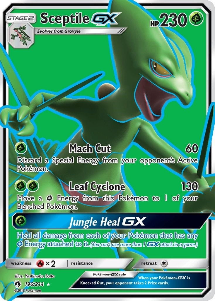 Sceptile GX Full Art (196/214) [SM8]