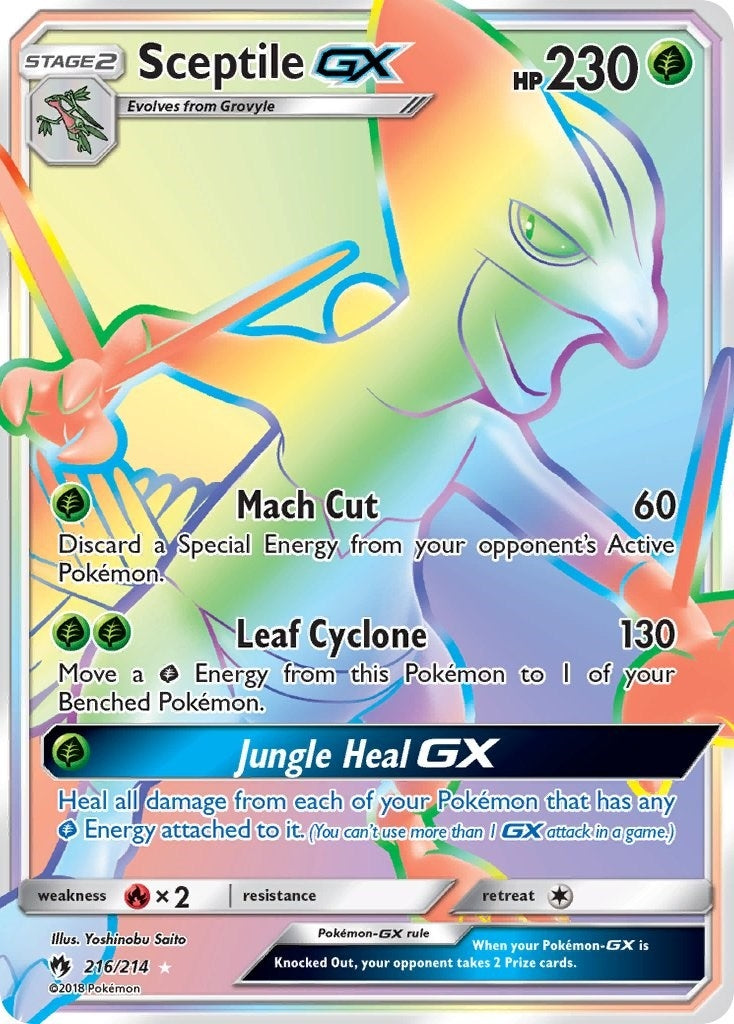 Sceptile GX Secret (216/214) [SM8]
