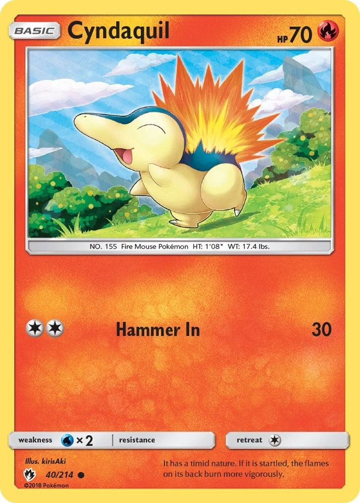 Cyndaquil 40 (40/214) [SM8]