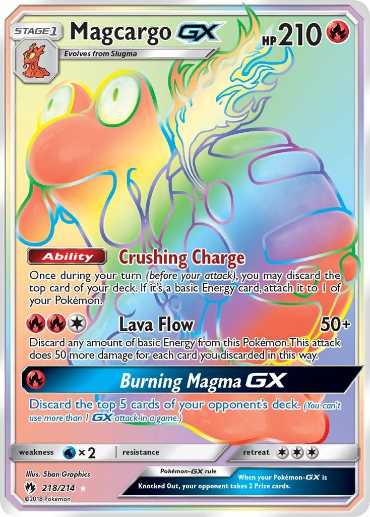 Magcargo GX Secret (218/214) [SM8]