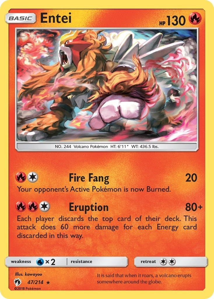 Entei (47/214) [SM8]