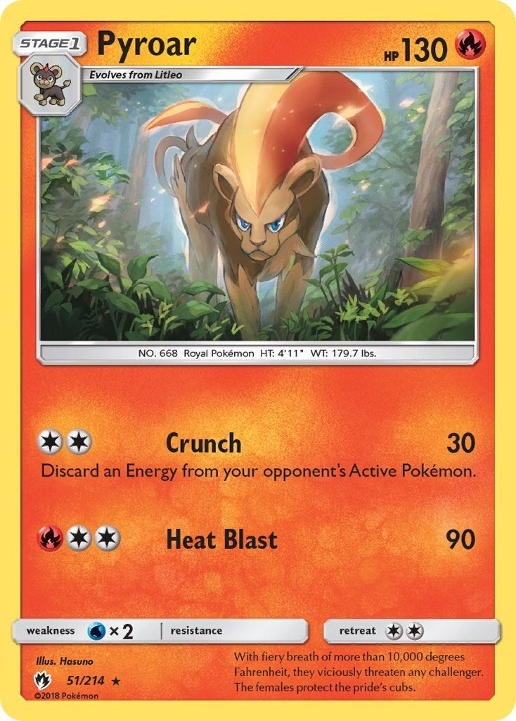 Pyroar (51/214) [SM8]