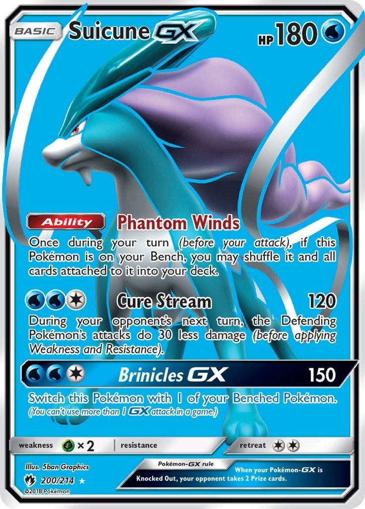 Suicune GX Full Art (200/214) [SM8]