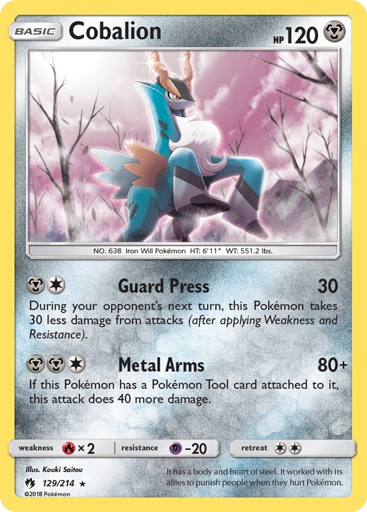 Cobalion (129/214) [SM8]