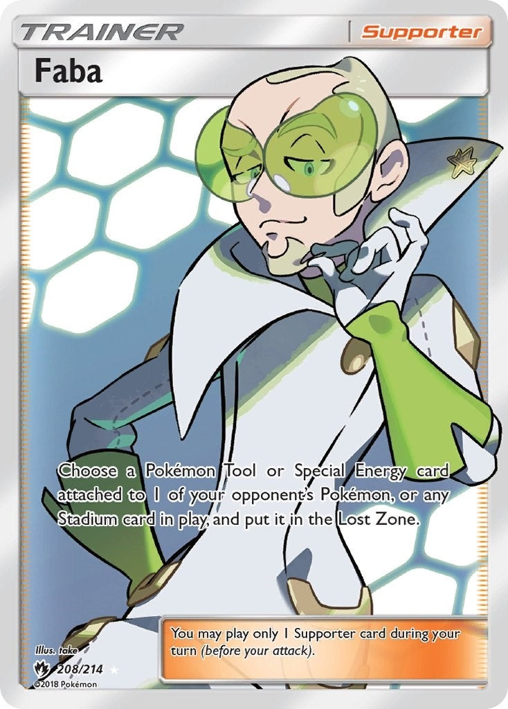Faba Full Art (208/214) [SM8]