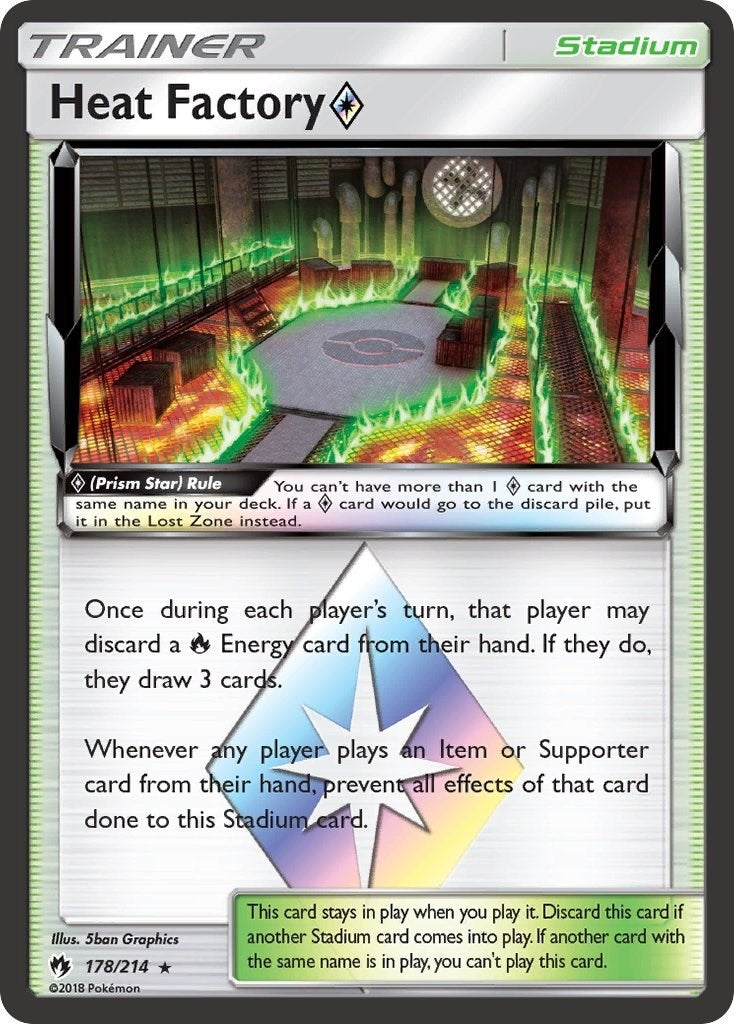 Heat Factory Prism Star (178/214) (SM - Lost Thunder)