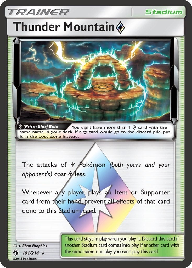 Thunder Mountain Prism Star (191/214) [SM8]