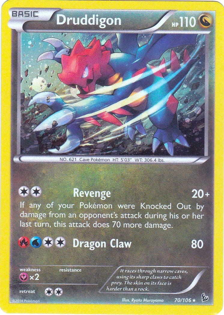 Druddigon 70 106Cosmos Holo (070/106) [BLE]