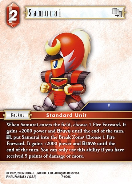 Samurai (7-009C) [OP7]