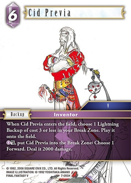 Cid Previa (7-095H) [OP7]