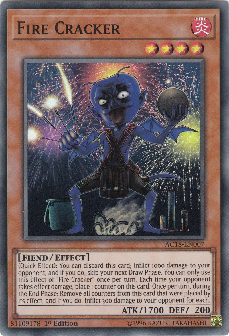 Fire Cracker (AC18-EN007) [AC18]