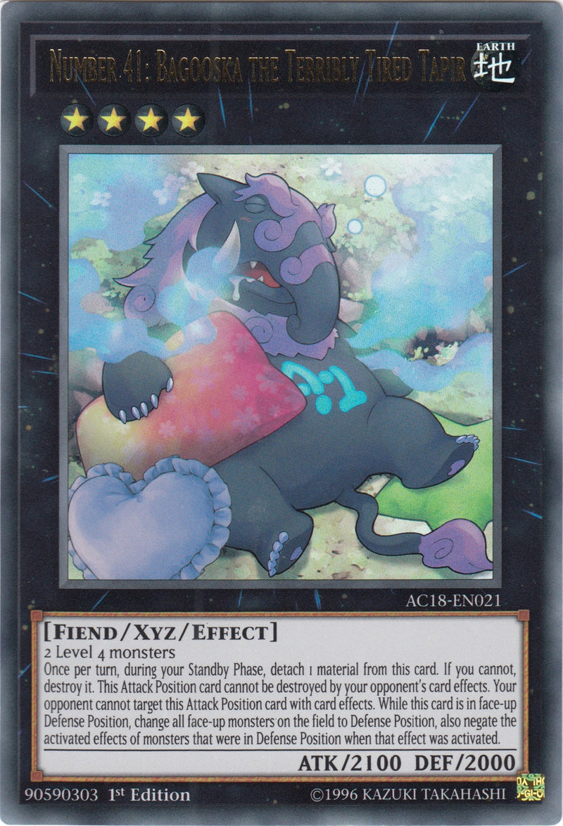 Number 41 Bagooska the Terribly Tired Tapir (AC18-EN021) [AC18]