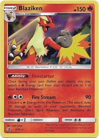 Blaziken 6 70 Dragon Majesty (006/070) [PR]